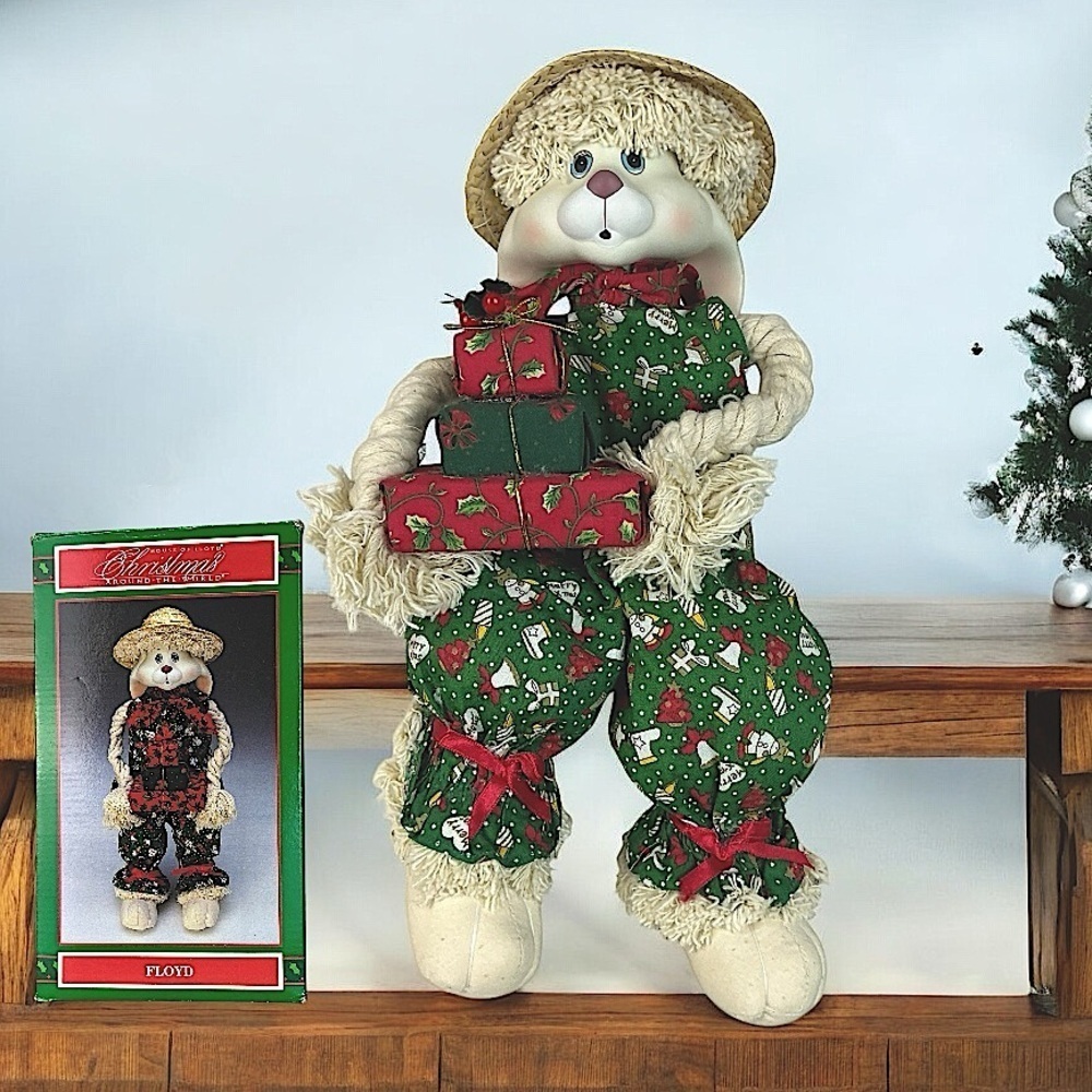 House of Loyd Vintage Shelf Sitter Floyd Christmas Holiday Vintage Collectible